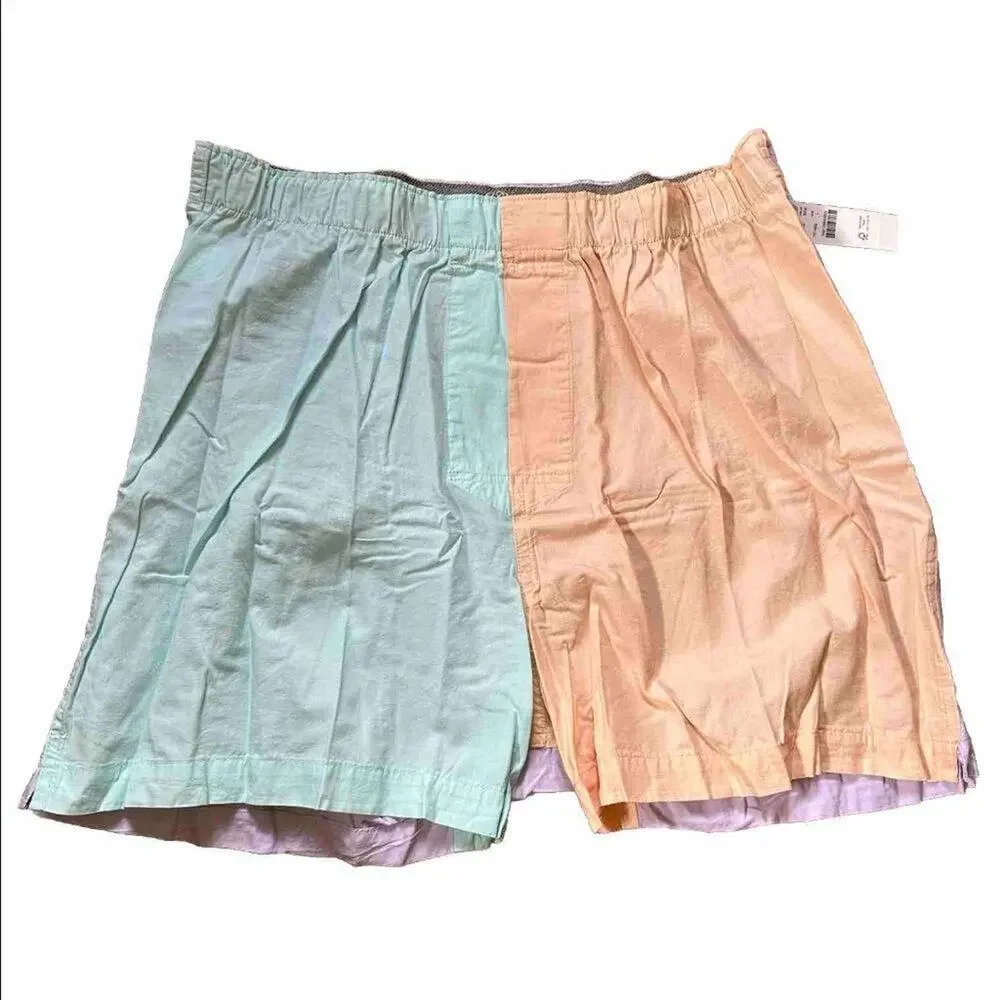NWT J CREW Boxer Underwear Color Block Size L 100% Cotton
